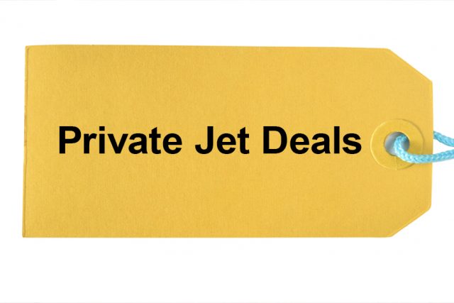 Yellow tag Private Jet Deals